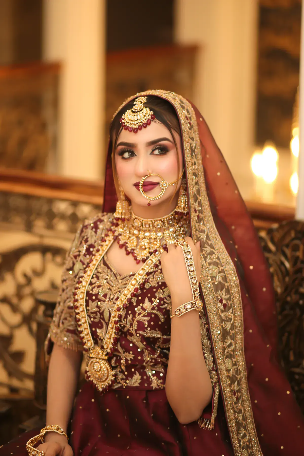 At-home bridal makeup